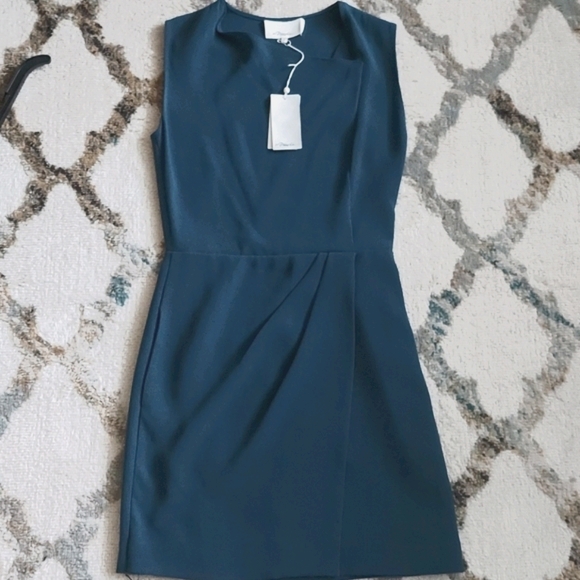 NWT 3.1 Phillip Lim Asymmetric Draped Dress - Picture 2 of 16